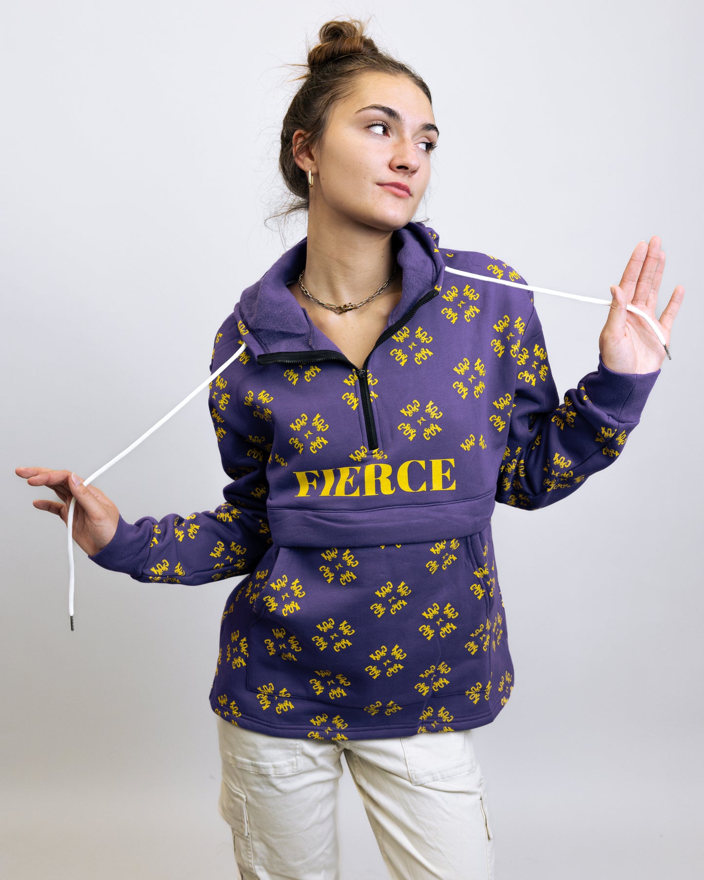 PURPLE REIGN KANGAROO HOODIE