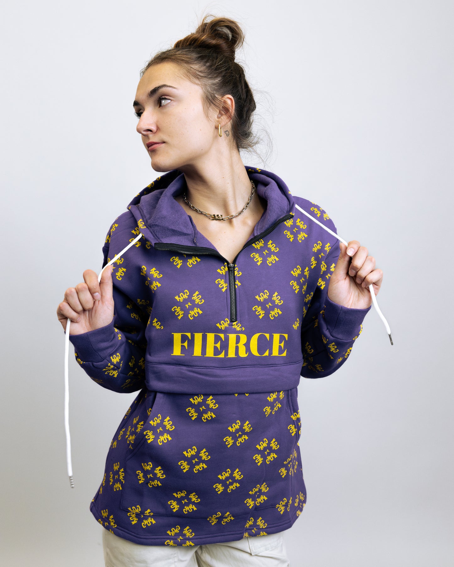 PURPLE REIGN KANGAROO HOODIE