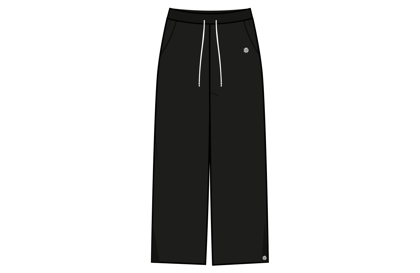 Black Signature Sweatpants