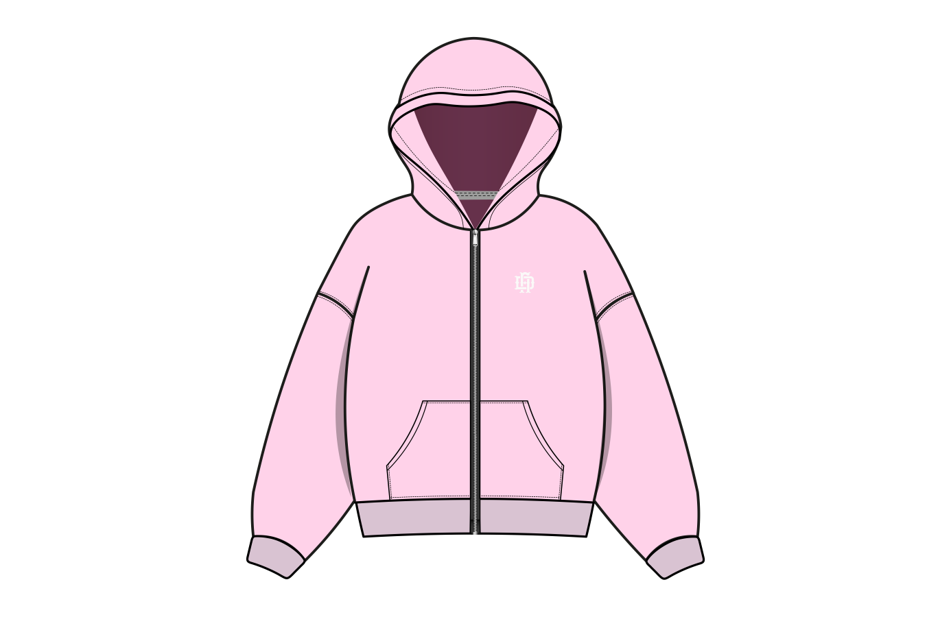 Pink Hoodie