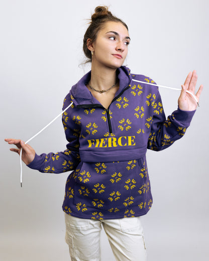PURPLE REIGN KANGAROO HOODIE