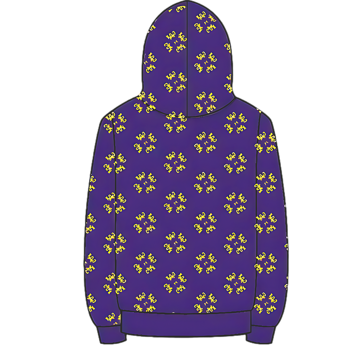 PURPLE REIGN KANGAROO HOODIE