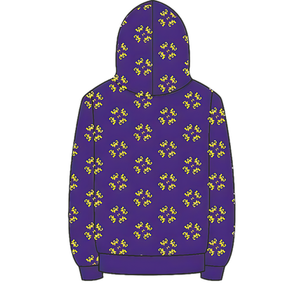 PURPLE REIGN KANGAROO HOODIE