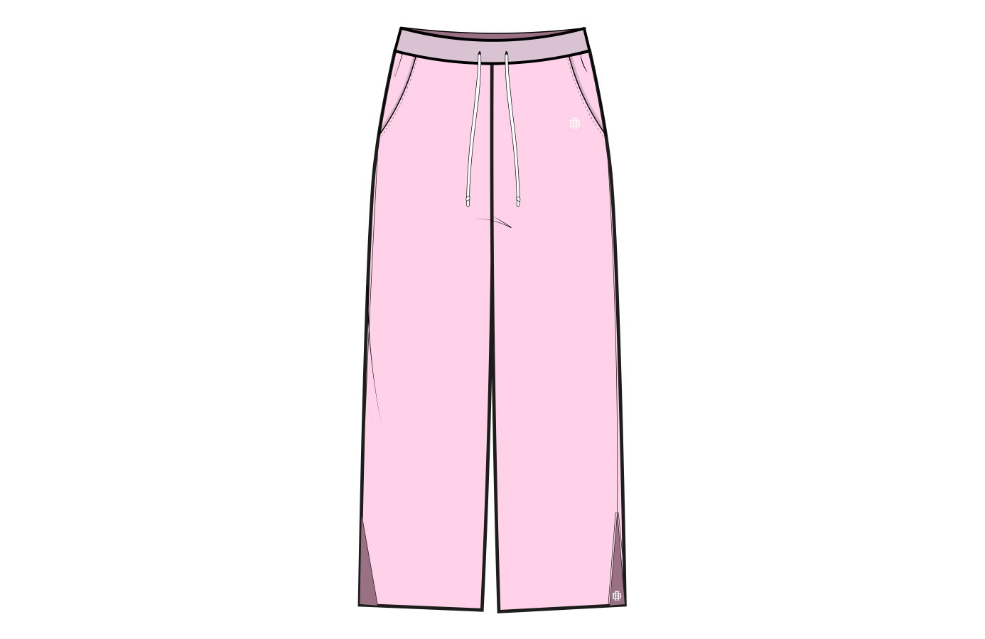 Pink Signature Sweatpants