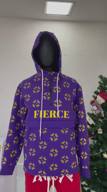 PURPLE REIGN KANGAROO HOODIE